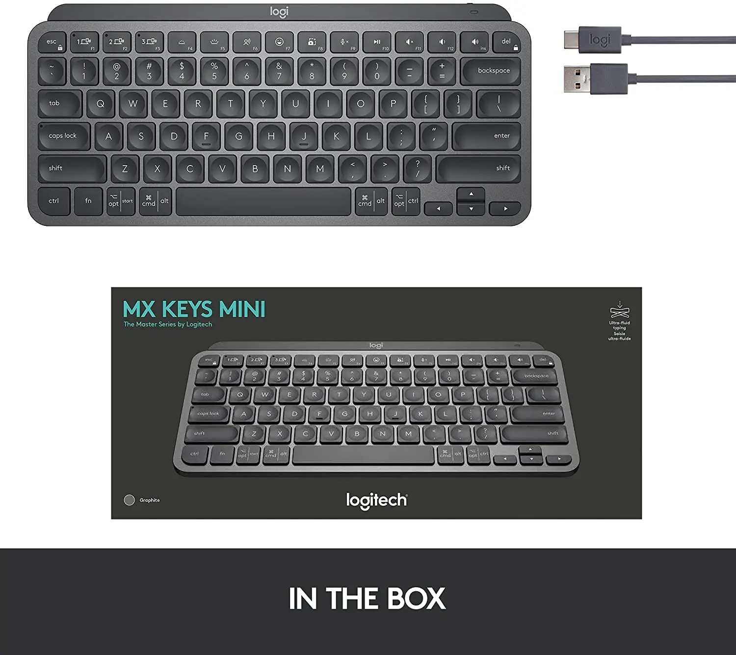 Клавиатура Logitech MX Keys Mini для Mac Минималистичная беспроводная клавиатура logitech mx keys