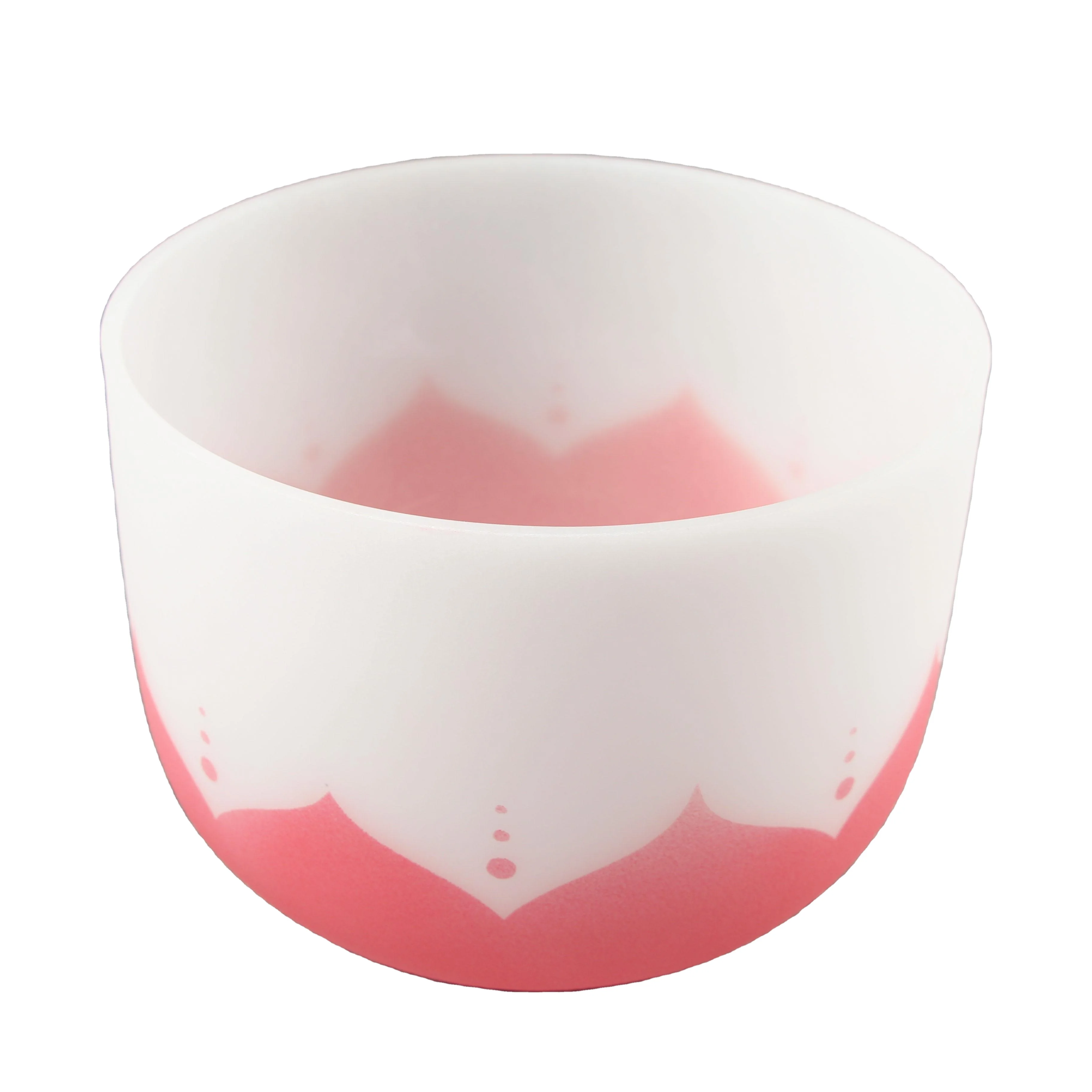 Quartz Crystal Sing Bowl 6-20 inch 440hz/432hz LotusSound healing Crystal Craft Factory Wholesale Chakra Singing Bowls