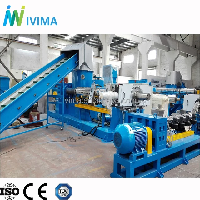 Ivima plastic granules making machine/waste PP PE recycling pelletizing production line
