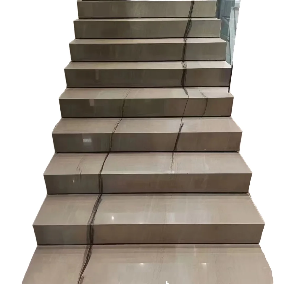 ODM/OEM Luxury Stone Antique Galaxy Gray Marble Slab Wall Panel Natural Stone Outdoor Marble Floor Tiles