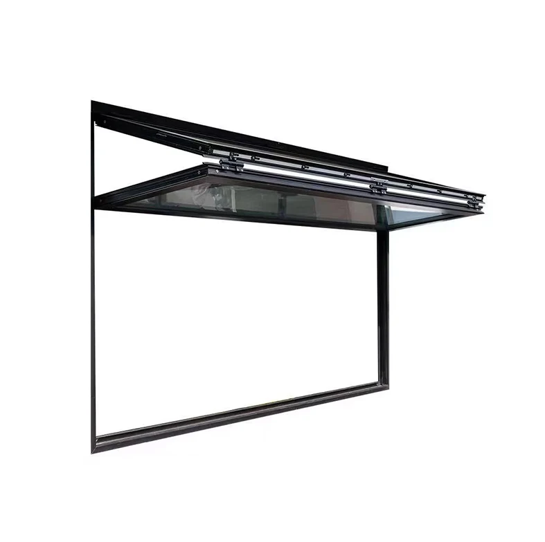 Wholesale Price double Tempered Glass panorama windows modern design waterproof windproof aluminum Double folding window
