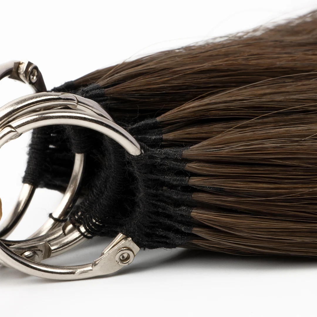 New arrival invisible 6D feathers crochet hair extensions virgin Russian human feathered micro loop hair extensions