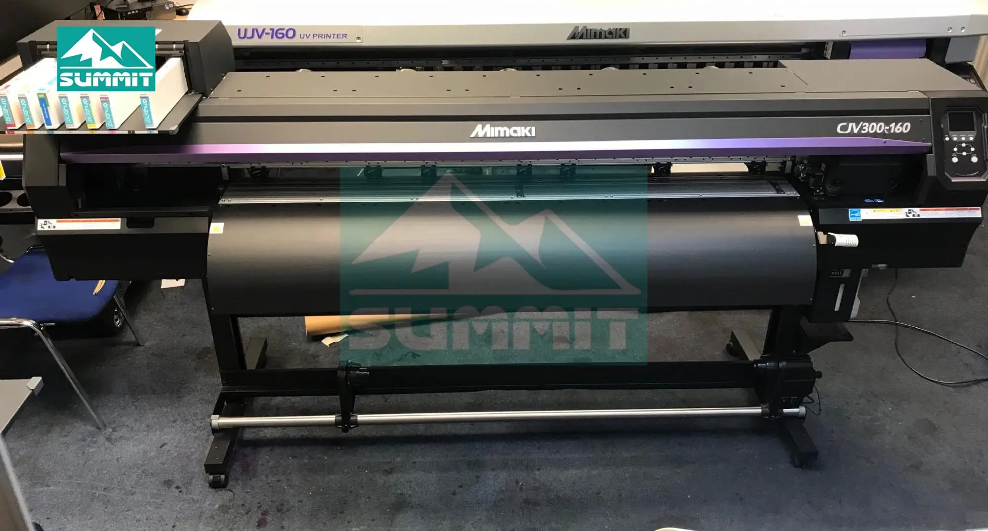 Mimaki для того чтобы свернуть CJV150-160 принтер и резак баннер Стикеры