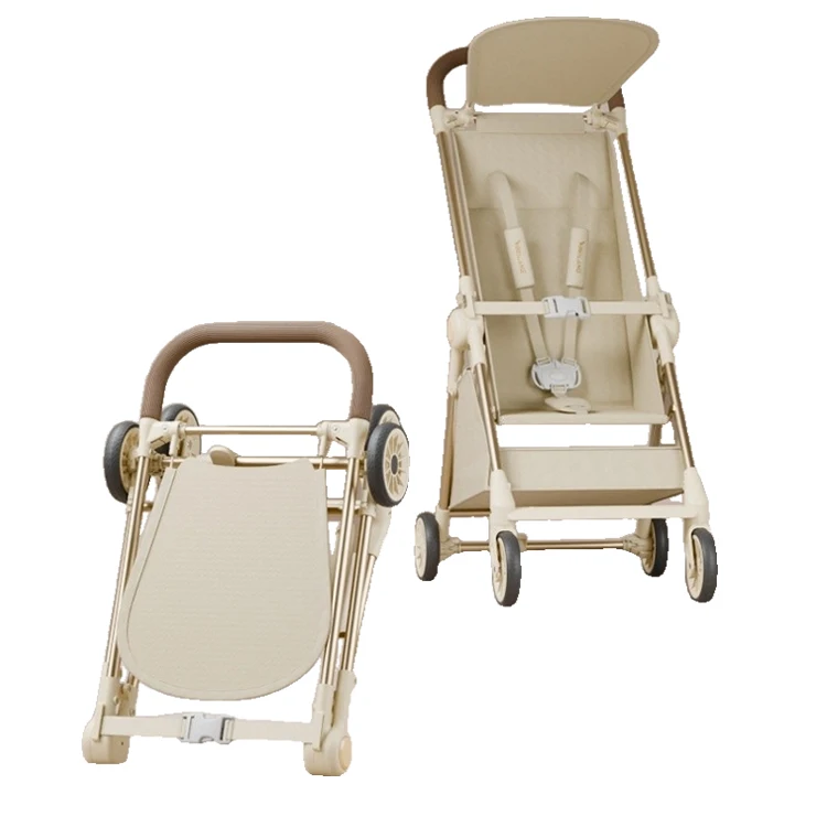 1-6 years Foldable push stroller One-piece fold airworthy lightweight portable baby stroller