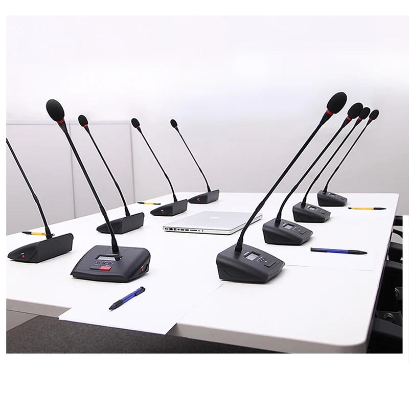 YARMEE Conference Equipment UHF Wireless Professional Microphone for Conference with Video Tracking Function--YARMEE