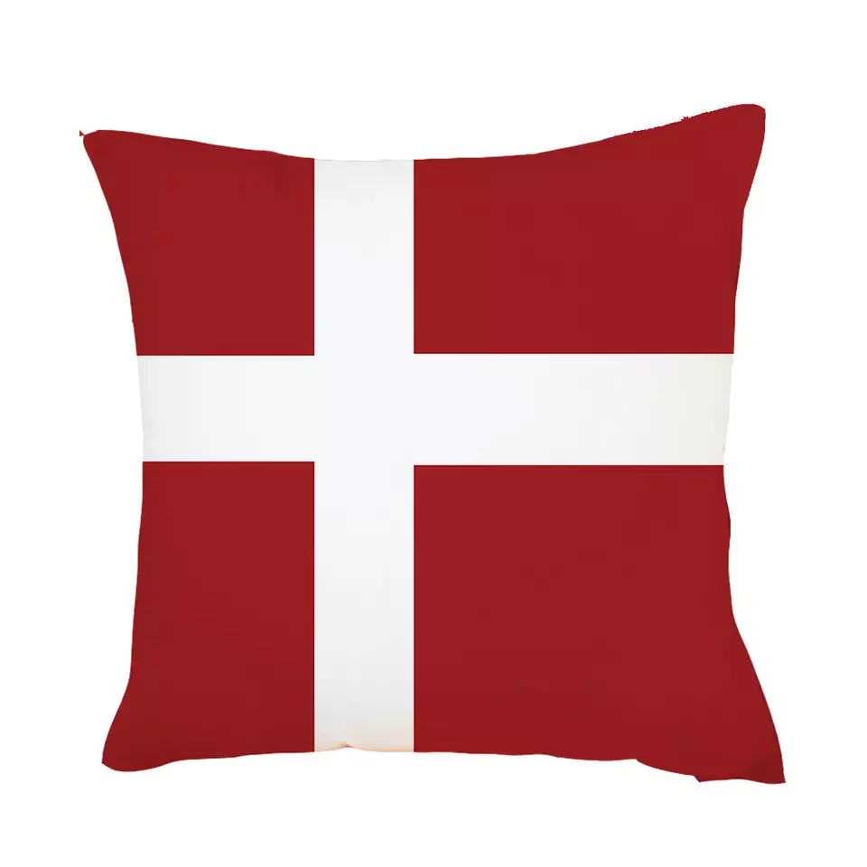 Wholesale 2022 World Cup Football Fan Supplies Souvenirs Gift Decorative square Cushion Cover