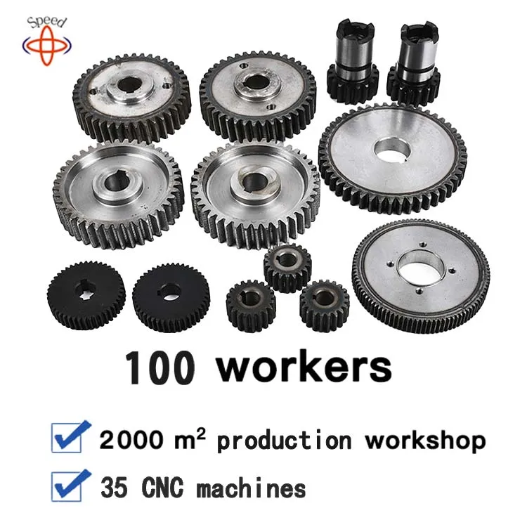 Oem Odm fabrications service Factory Special Custom Made sizes Helical Drive Wheel Durable 20crmnti Gear Machining With Hub
