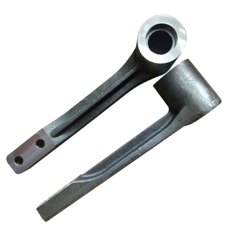 Non-standard drawing needed iron casting custom made idler arm ductile iron oil finish agricultural spare parts