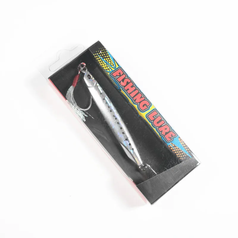 New OEM DUO Jig 30g 40g 60g Long Shot Slow Fishing Metal Jigging Lure Artificial Metal Casting Bait With Assist Hooks