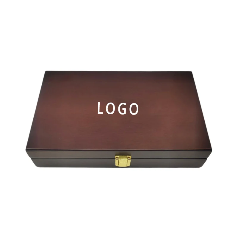 Factory direct sale luxury lacquered wooden box perfume essential oil wooden gift box packaging