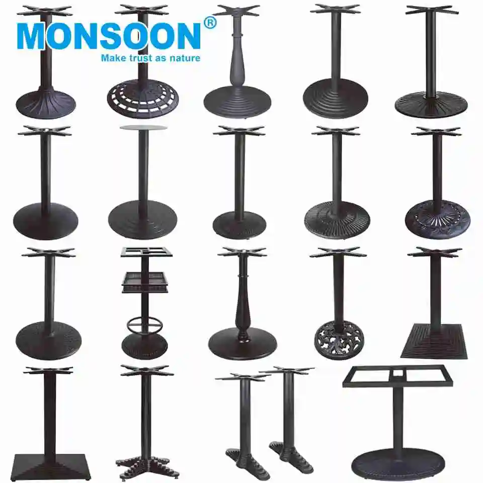 table legs industrial cast iron steel chrome coffee table legs  office meeting frame metal table legs