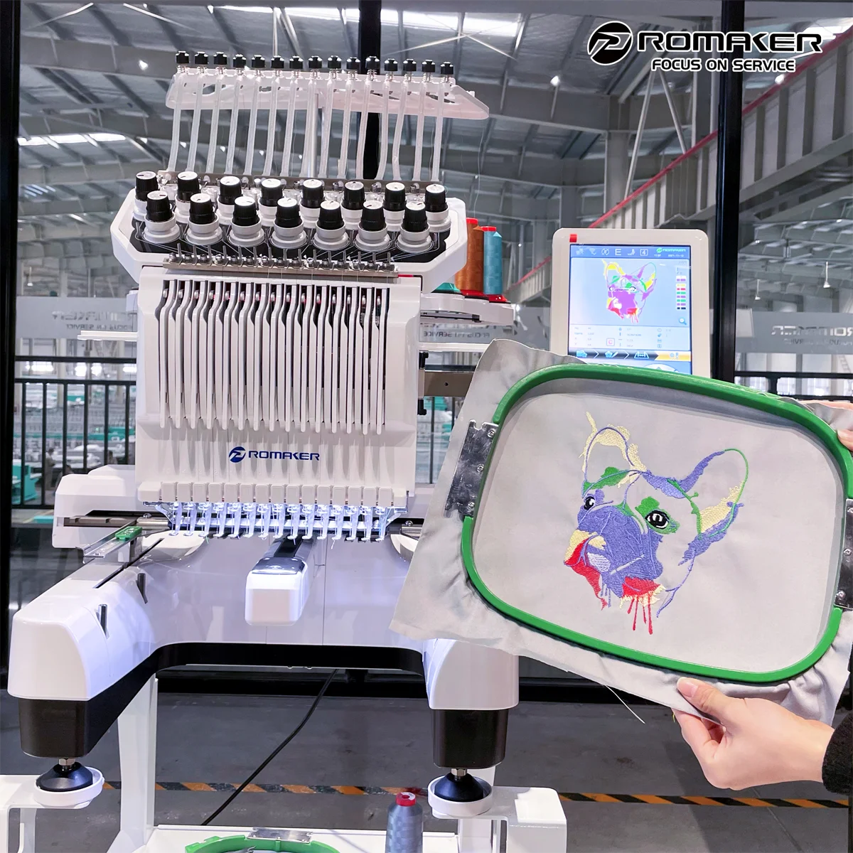 2022 High Quality Embroidery Machine  computerized embroidery machine clothes single head Embroidery machine