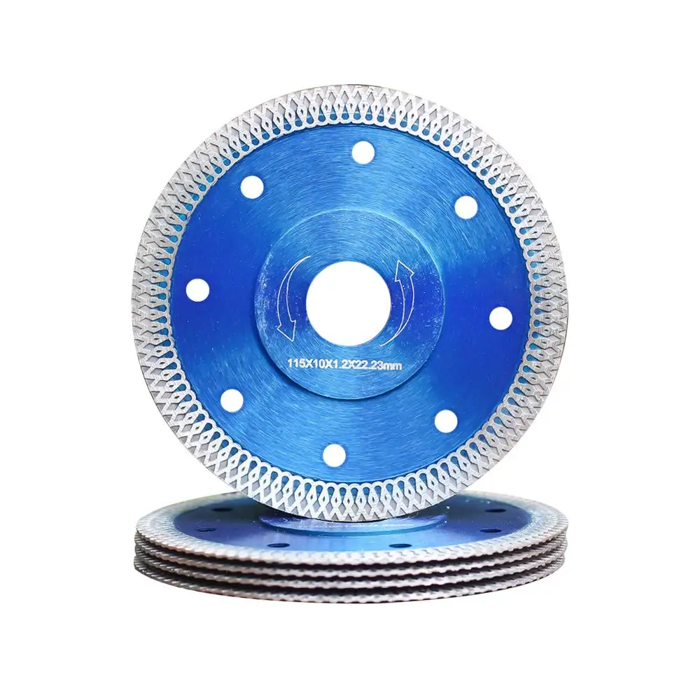 4.5 Inch 115mm Hot Pressed Dry Diamond Cutting Disc Saw Blade For Porcelain Tile Ceramic