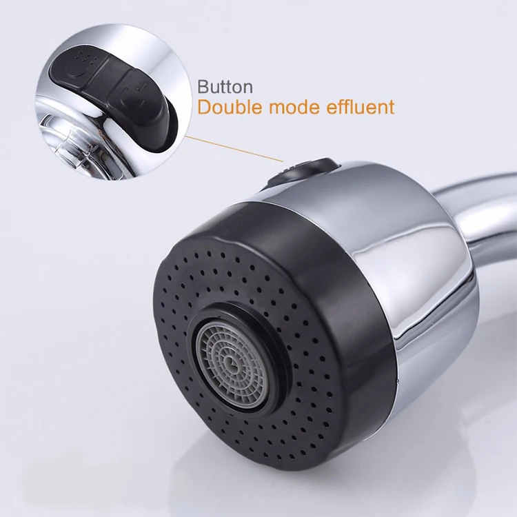 Hole Single Handle Cold Water Pull Out Faucet Wall Mounted Zinc Body Kitchen Faucet Newdwaterproof Kitchen Sink Tapfolding Brass