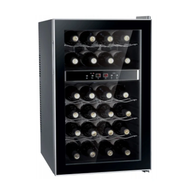 yehos 220v 24 bottles dualzone thermal electric wine cooler