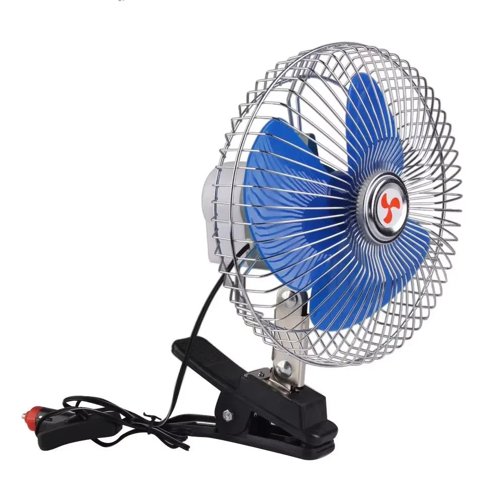 SOENERGY DC 12V/24V Car Fan Oscillating Portable Auto Car Fan 12V Electric plastic/metal Auto car fans