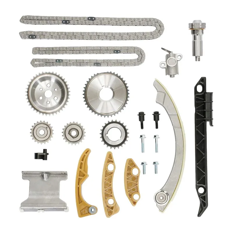 Timing Chain Kit with Tensioner Guide Rail Crank Sprocket 12680750 for GM Buick Chevy GMC