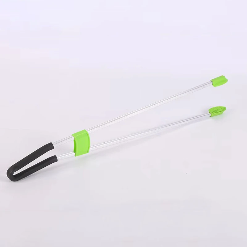 Wholesale long handle firm clip garbage clip lengthened aluminum alloy sanitation workers pick up garbage pliers