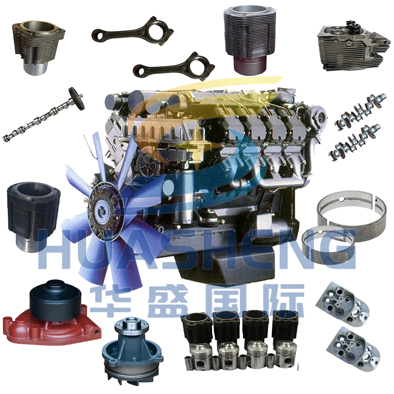 Deutz FL912 FL913 Air cooled diesel engine spare cylinder liner and components0415 7756 0415 7403 0423 1497