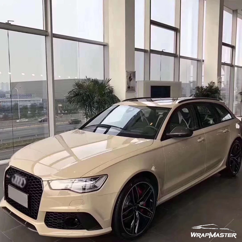 WRAPMASTER 1.52*17m Glossy Crystal Khaki Change Color Film TPU PPF Anti-scratch Protection Film For Cars