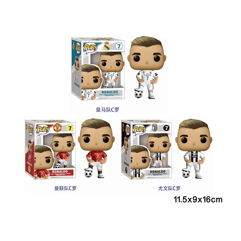 Hot selling European cup Mbappe Ronaldo Messi Action Figure for Fans and Collectors Kits