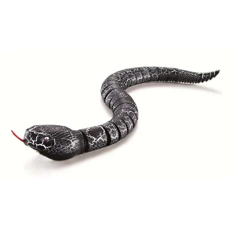 9909A-D Super Realistic and Fast Moving RC Snake Infrared Remote Control Rattle Snake Animal Prank Toy For Children Gifts