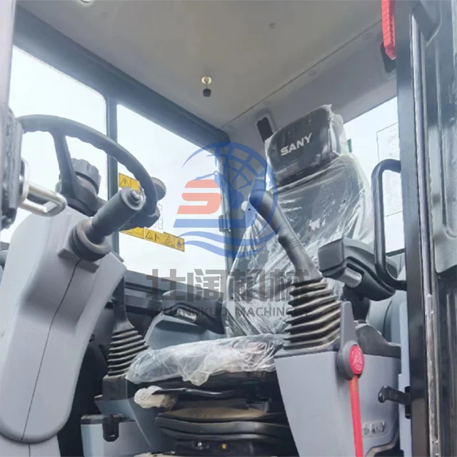 Б/у Sany Sy65w Sy135c Sy35u 6 тонн 1 м3 мини-колесный экскаватор по конкурентоспособной цене