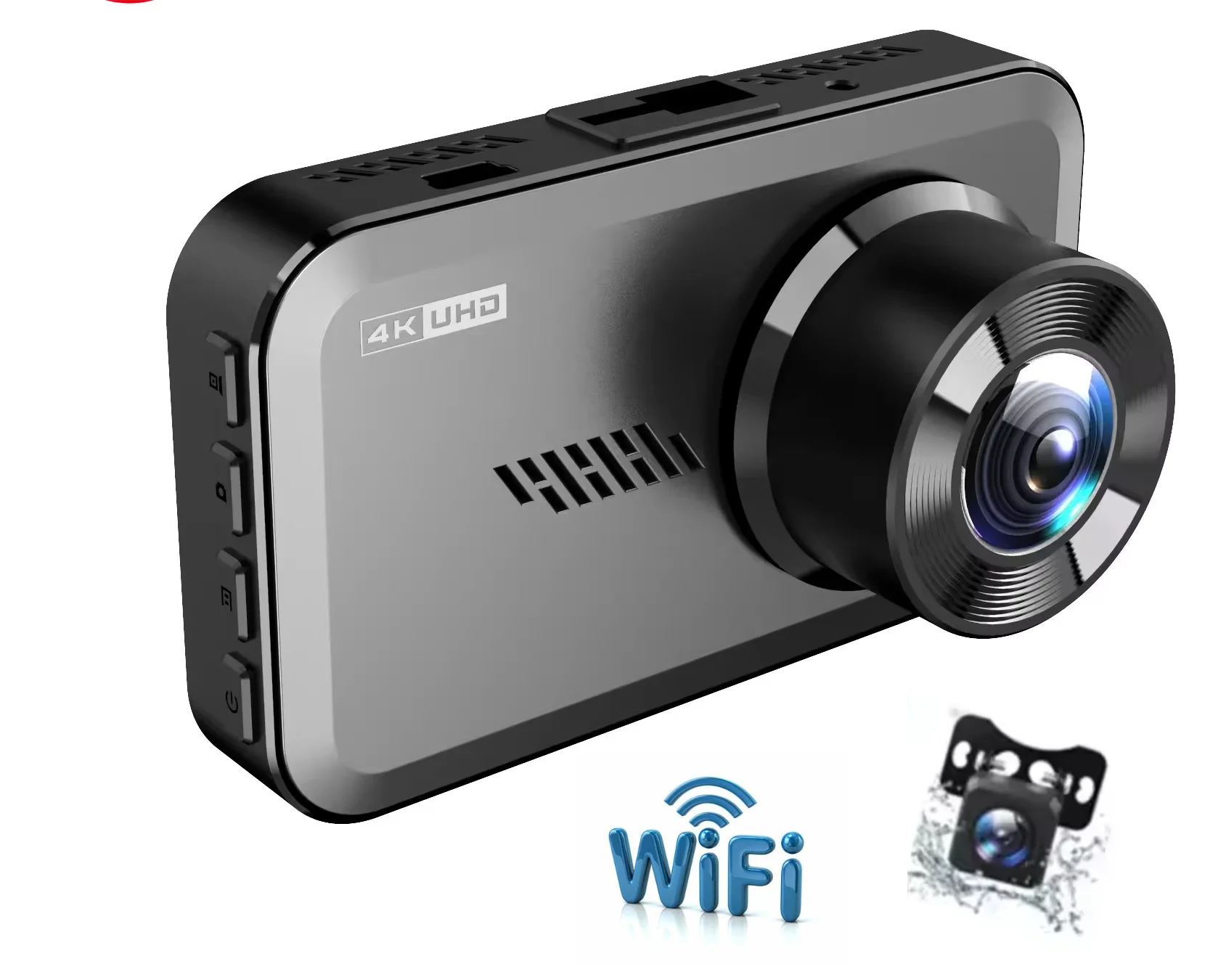 Low Price 4k 1080p Camera 3 Inch Dual Lens Waterproof Support Multilingual Car Dvr Rear View Mirror Driving Recorder