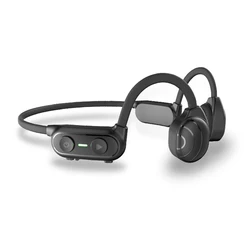 Outdoor Sport Running Stereo Microphone Earphone Bone Conduction Speakers Bluetooth Wireless Running Headphone