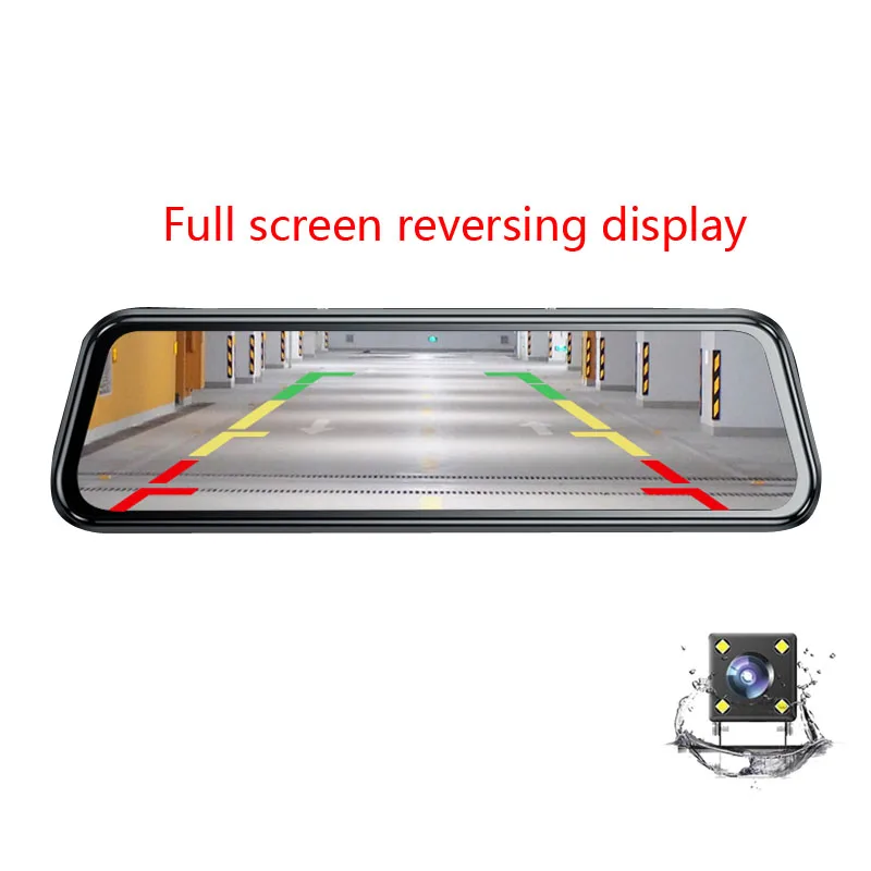 car camera mirror wholesale 10 inch streaming car black box dash cam car dash cam front and rear