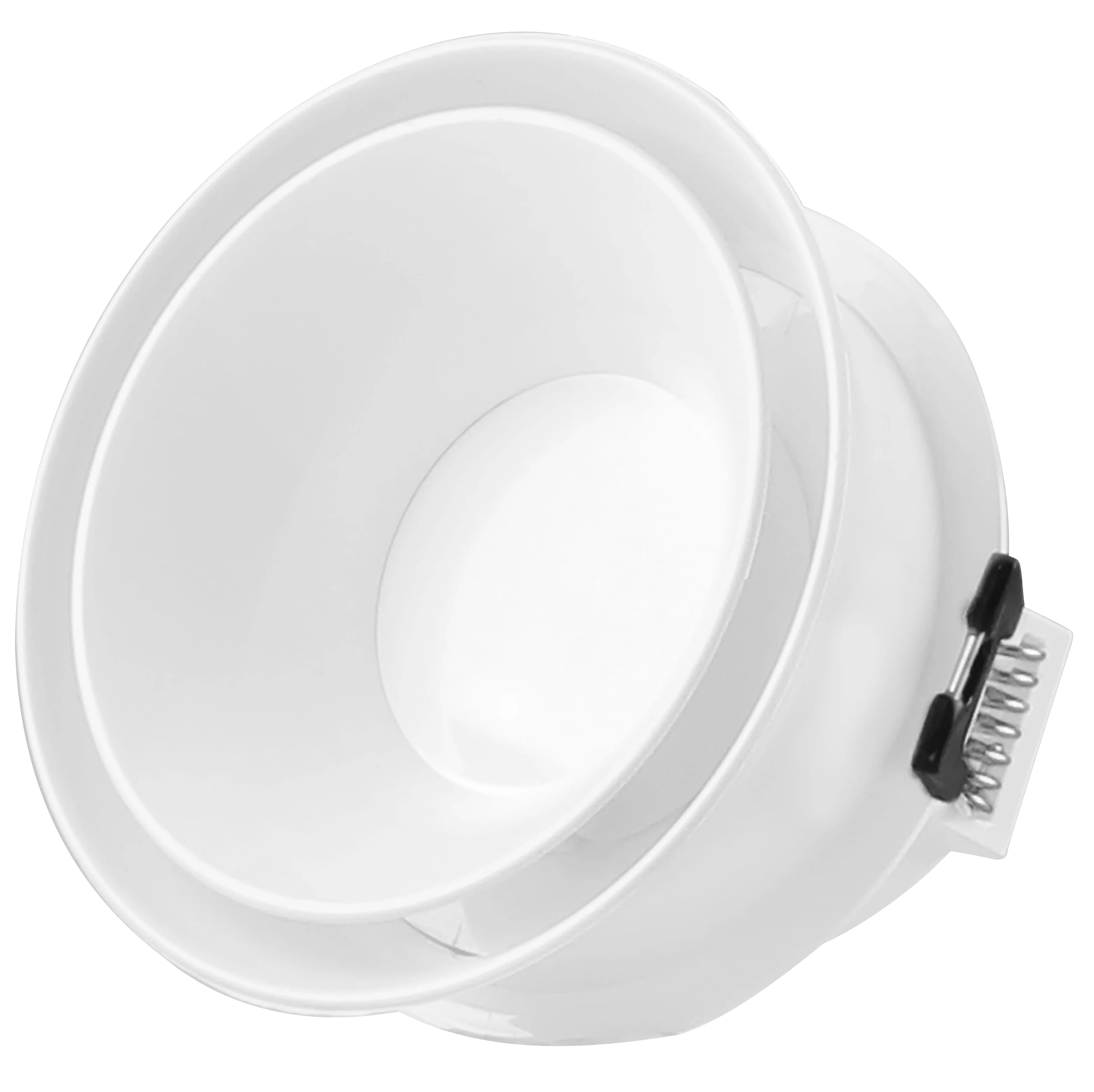 Energy Saving 5W LED Downlight. Spot Recessed Fixtures PC Housing + 5W Lamp Source 3000K Color Temperature