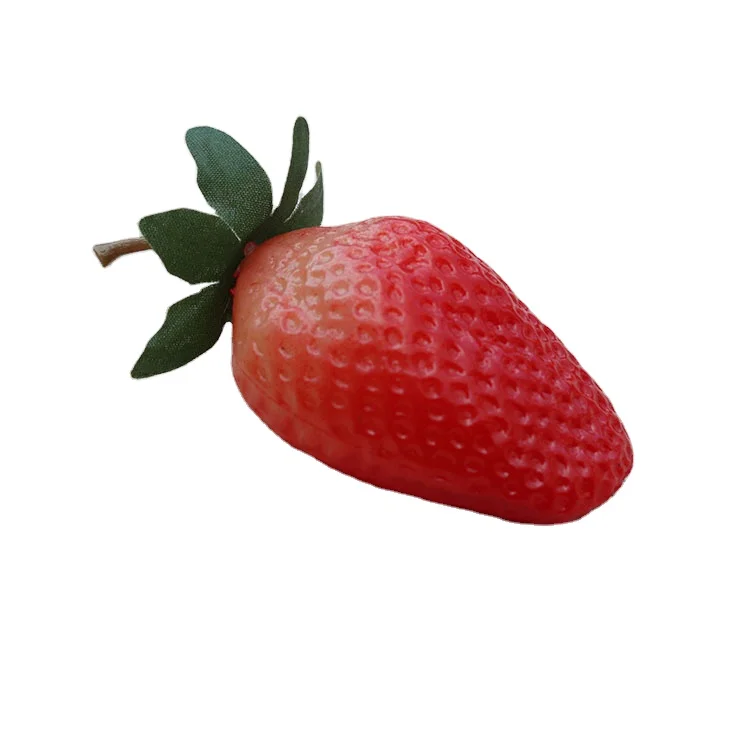Faux Realistic Pear mango Strawberry Festival Decorative Plastic Artificial Fruit for Home and Party Decorations