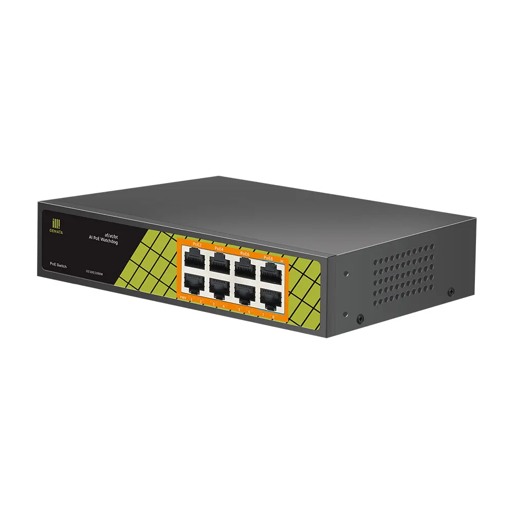 8 Port Gigabit Managed PoE network switch