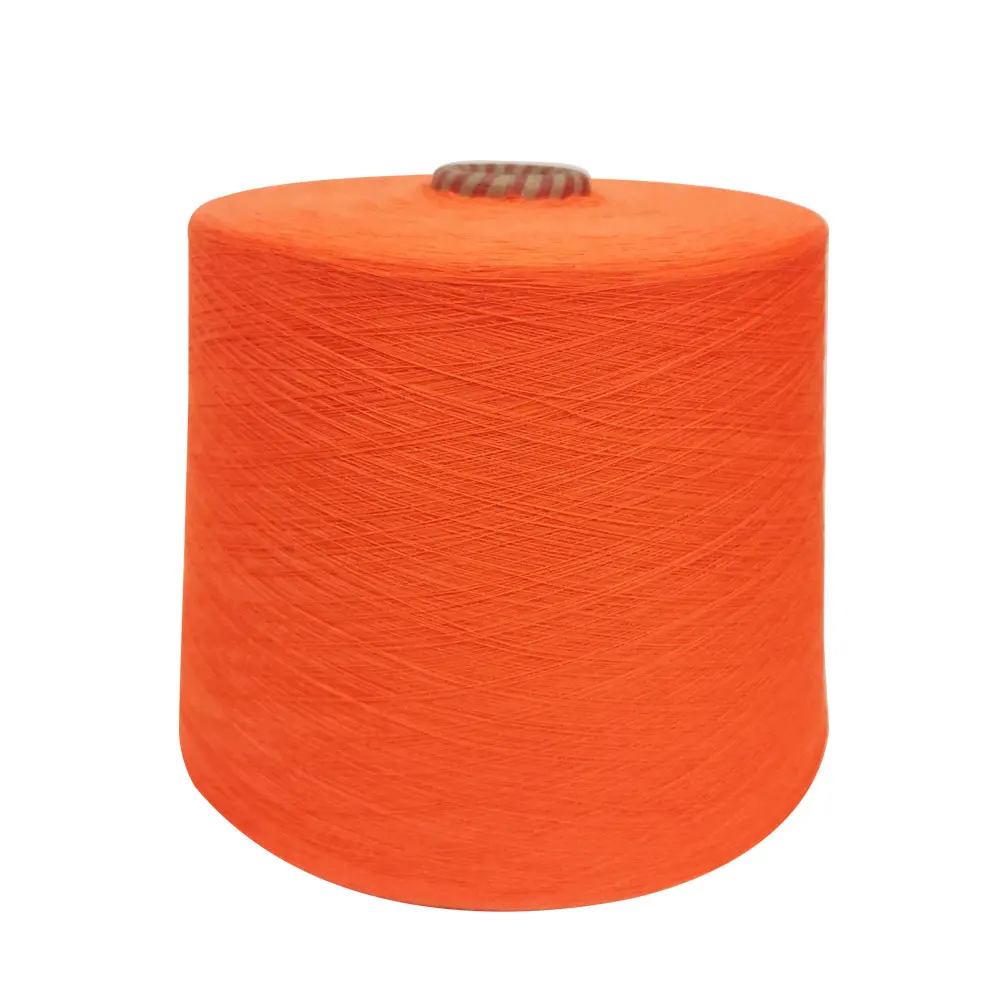 Hot Sale 28/1NM 60% Polyester 40% Viscose Ice Silk Yarn For Weaving And Knitting