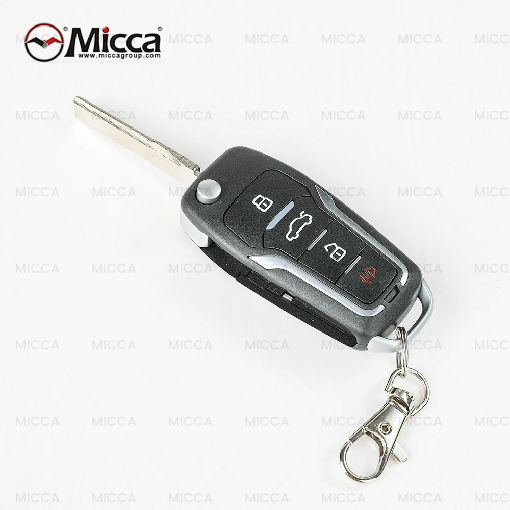 Rt076 Remote Control With Flip Key 370Mhz 433.92Mhz Car Alarm Garage Door Gate Operator Control Car Key