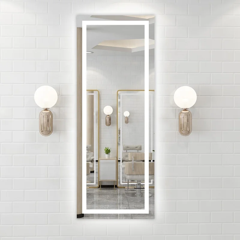 Lamxon Cloakroom High quality full-length LED lights girls dressing mirror