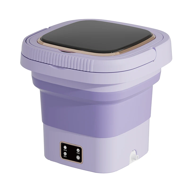 Новая популярная портативная складная стиральная машина для одной ванны, 9 л, нижнее белье, носки, мини-Складная Стиральная машина с сушилкой