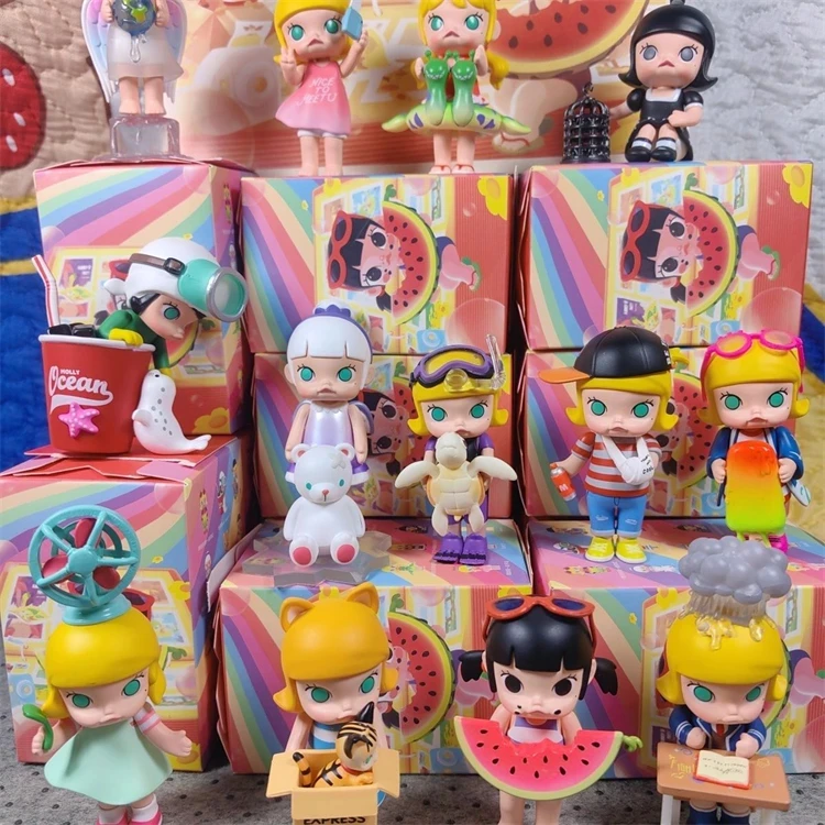 Delicate Production  Arrival POP MARTS Blind Box Molly series Anime Action Figure blind box toys for decoration