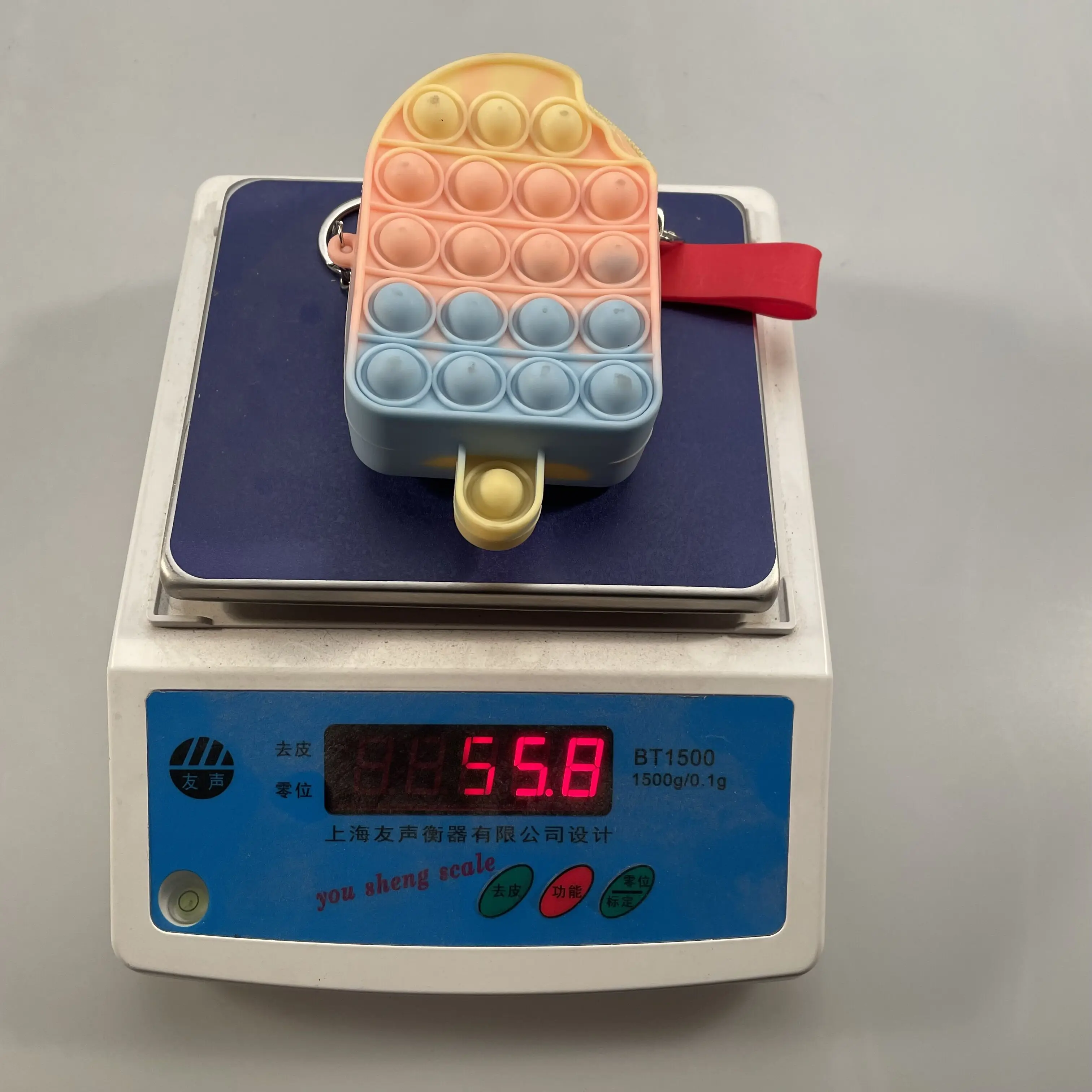 Rainbow Push Pop Bubble Game Fidget Toy Rainbow Fidget Reliver Stress Popper Fidget Sensory Toy Pop