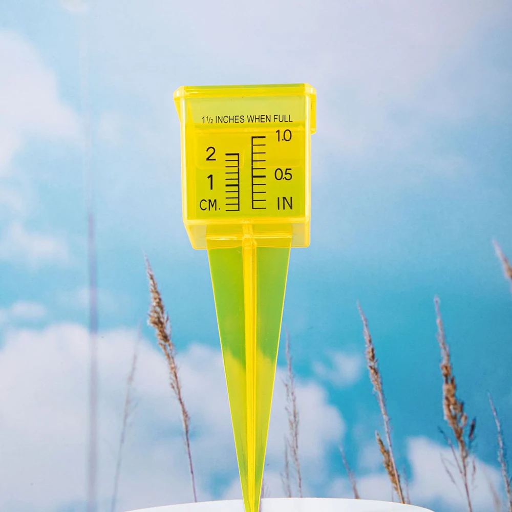 10Pcs Plastic Garden Weather Rain Gauge Outdoor Water Measuring Water meter Water measuring cup Watering flowers Drip irrigation