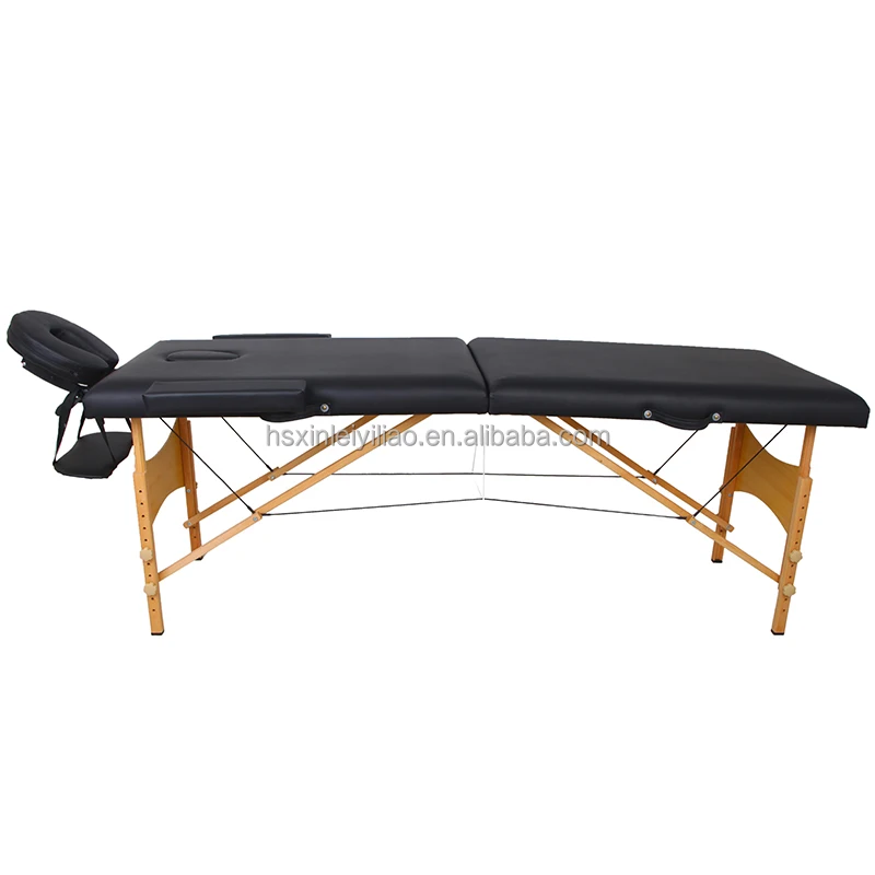 High Quality Modern Design Foldable Wooden Beauty Salon Beds Aluminum Alloy Massage Physical Therapy ISO Certified 1-Year