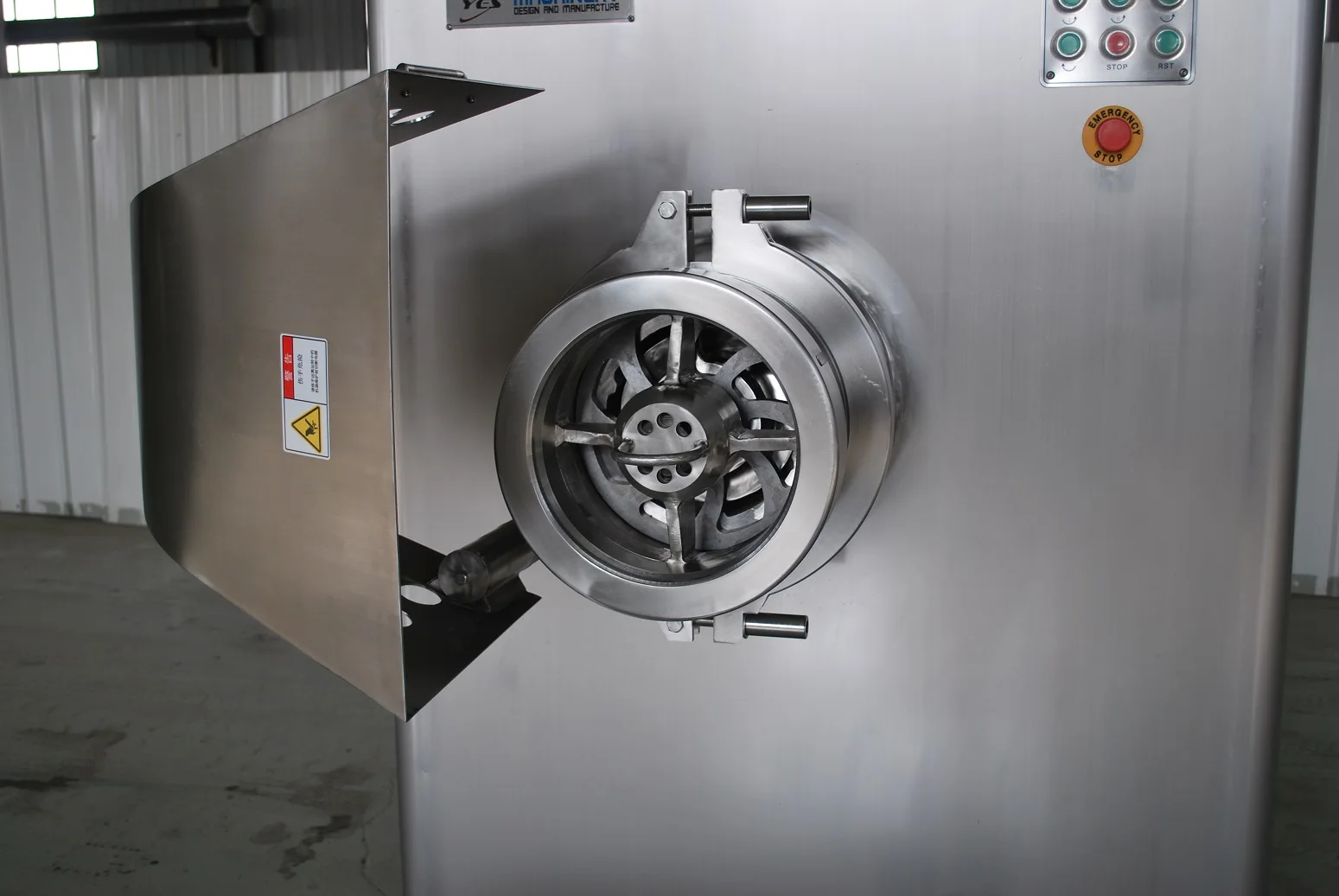 YES Food Machinery  C300G-B Frozen Meat Grinder/Fresh Meat Mincer