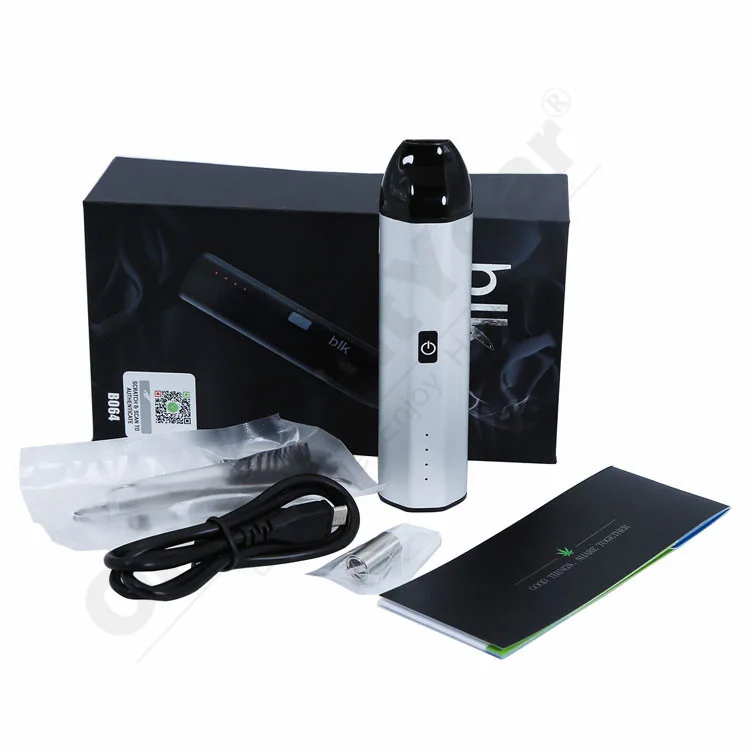 
 Быстрая доставка BLK Nova Встроенный 1600 мАч КБР батарея сухой травы испаритель КБР mod  