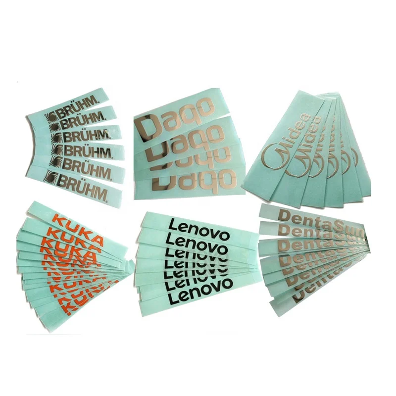 Manufacturers custom stickers factory directly wholesale refrigerator sign spare parts for refrigeration