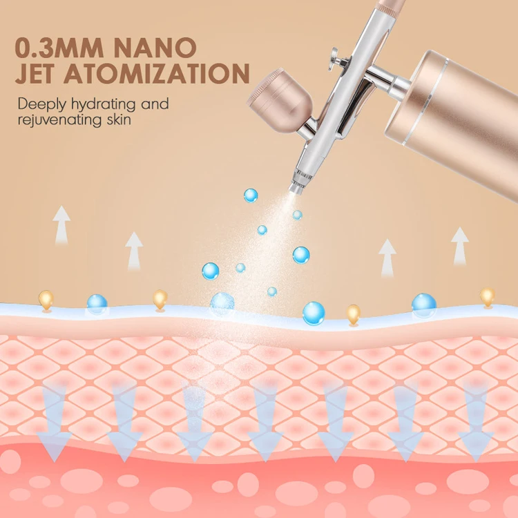 2024 New Products Custom Private Label Portable Airbrush Tanning Compressor Kit Mini Face Painting Airbrush Tattoo Nail