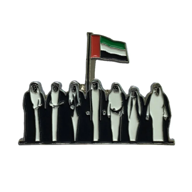 United Arab Emirates enamel flag lapel pin for UAE national day decoration