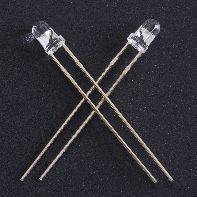 Инфракрасный диод Juhong Dip, 3 мм, 5 мм, 850 нм, 940 нм, светодиод с ИК-излучением