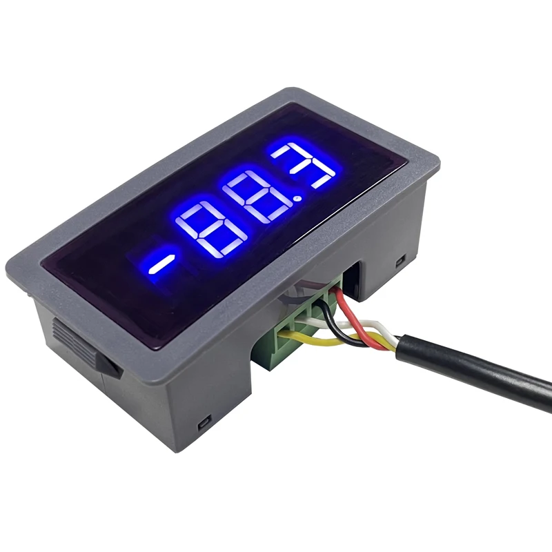 Professional LED Digital Tube Display with RS485/RS232/TTL Interface, Modbus RTU/ACSII Communication 3-Digit Red/Blue Display