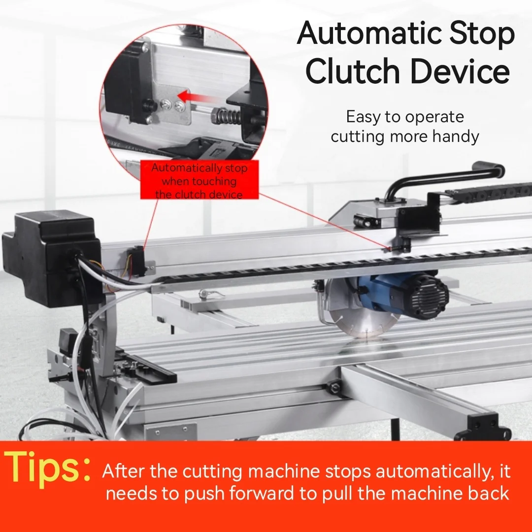 Automatic cutting machine stone marble tile saw electric convenient 45 degree tile cutting machine