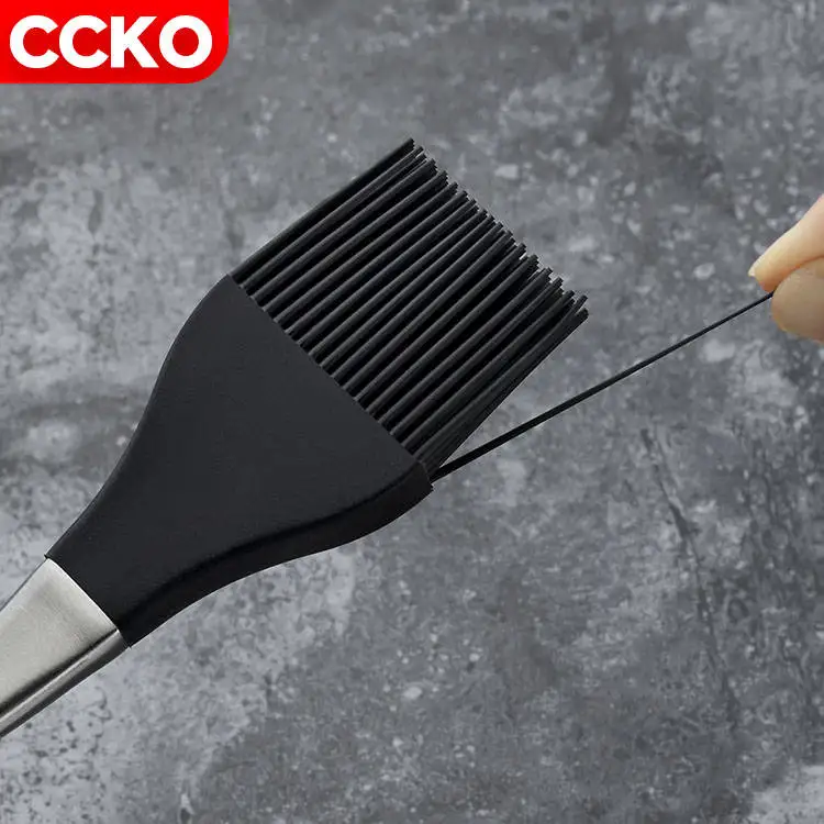 Кухонные принадлежности 30 см, инструменты для выпечки, барбекю, ручка из нержавеющей стали, силиконовая масляная щетка, щетки для вытирания для ресторана, отеля